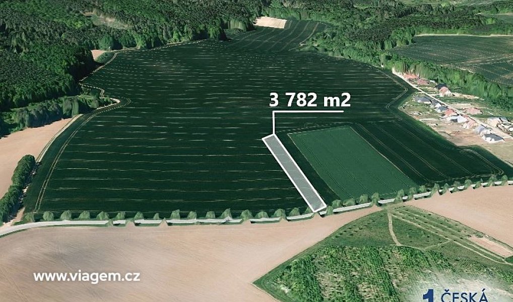 Prodej pole 283 m², Všechovice – náhled fotky 2