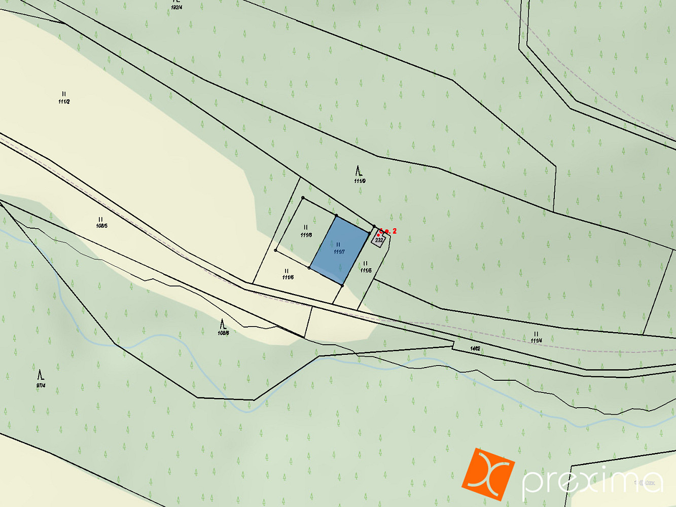 Prodej lesa 400 m² — photo 3