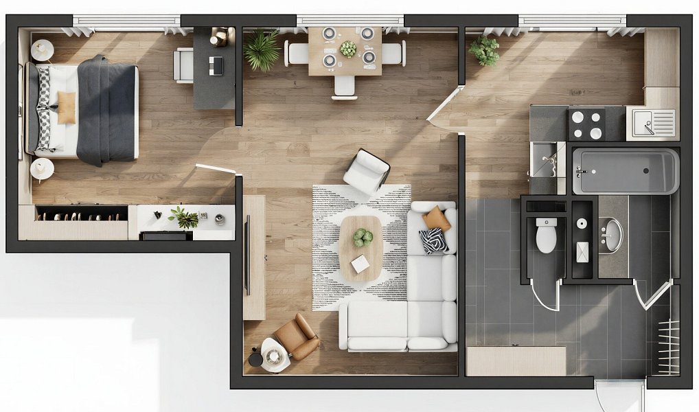 Prodej bytu 2+1 53 m², Plzeň – náhled fotky 5
