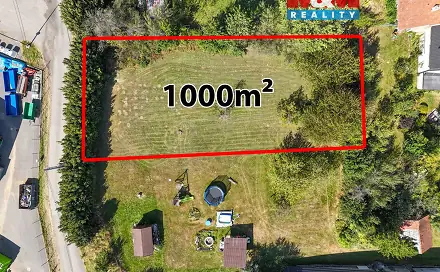 Prodej stavebního pozemku 1 000 m², Hodslavice, okres Nový Jičín