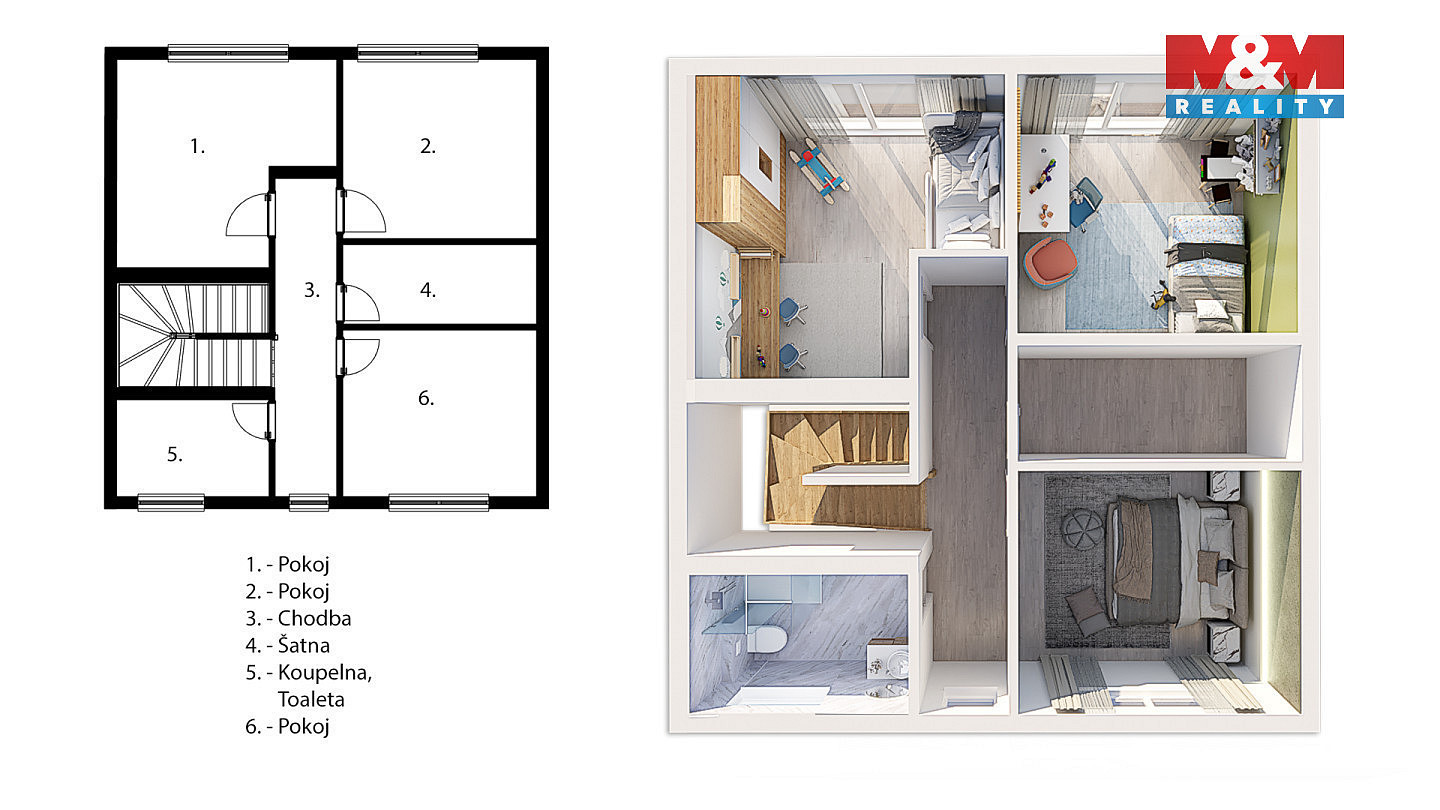Prodej domu 132 m² s pozemkem 400 m² – pohled 5