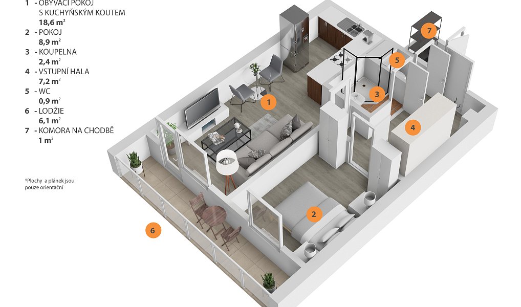 Prodej bytu 2+kk 40 m², Kralupy nad Vltavou – náhled fotky 20