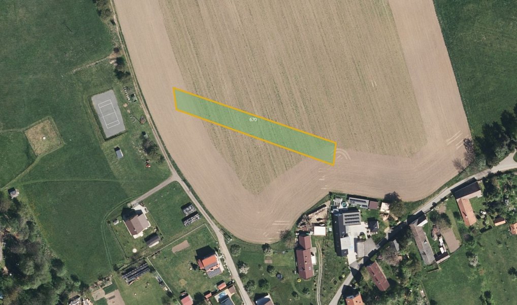 Prodej pozemku, 22559 m², Kovářov - Chrudim, Bojanov