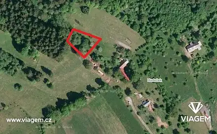 Prodej zahrady 2 131 m², Valašská Senice, okres Vsetín