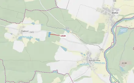 Dražba lesa 7 441 m², Skalice