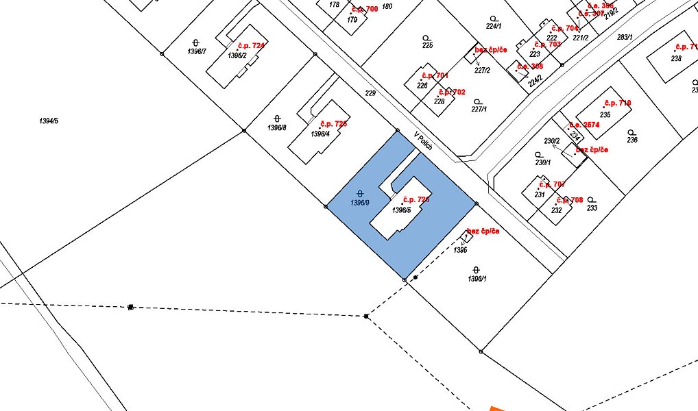 Prodej pozemku 219 m², Trmice – náhled fotky 2