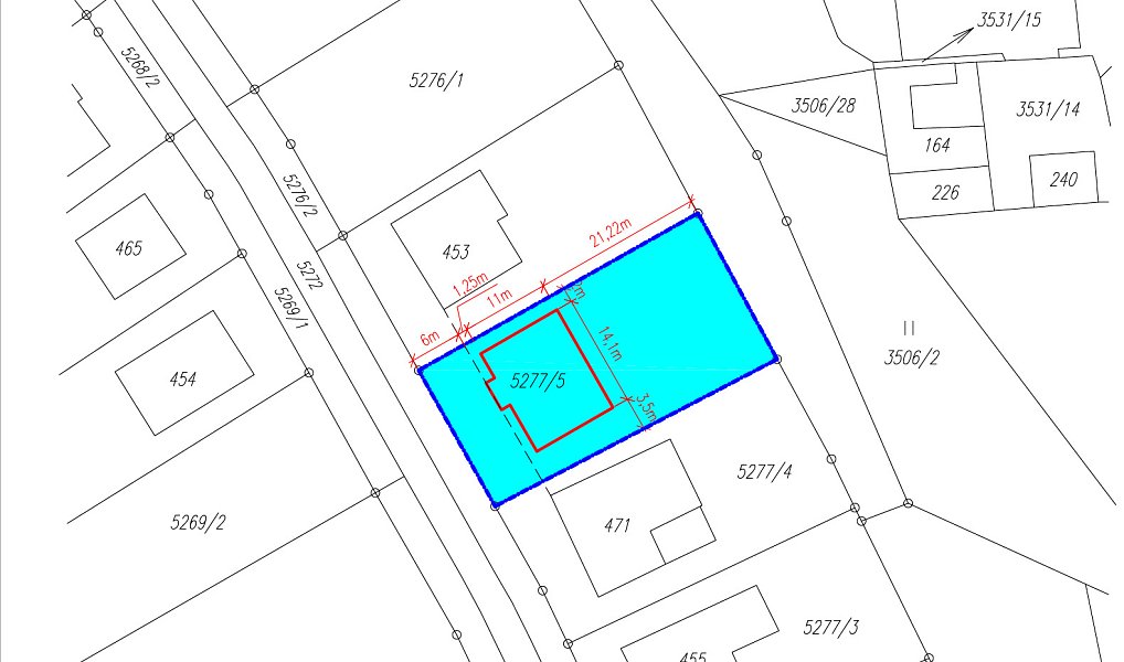 Prodej stavebního pozemku 799 m², Ořechov – náhled fotky 5
