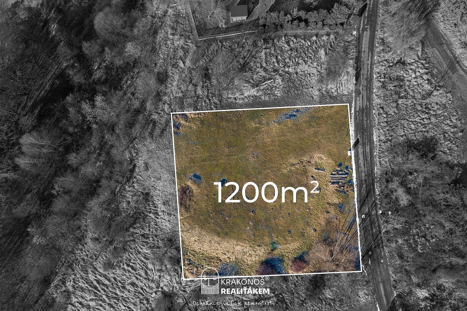 Prodej stavebního pozemku 1 200 m² – fotografie 4