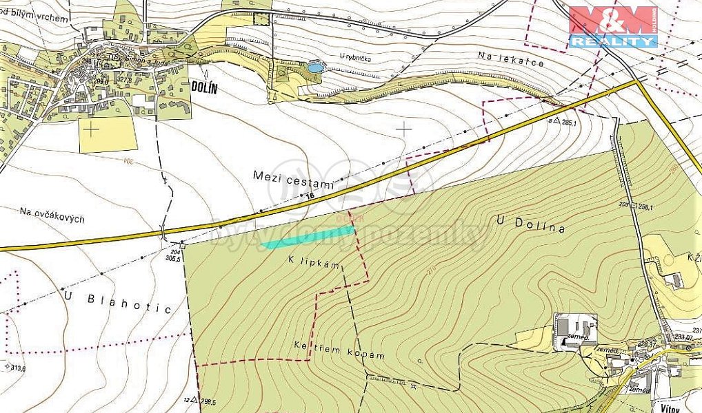 Prodej pole 3 189 m², Slaný – náhled fotky 2