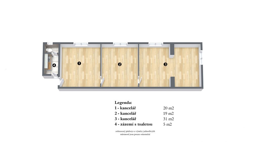 Pronájem kanceláře 75 m², Kolín – náhled fotky 12