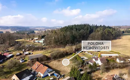 Prodej stavebního pozemku 1 072 m², Blatná - Milčice, okres Strakonice