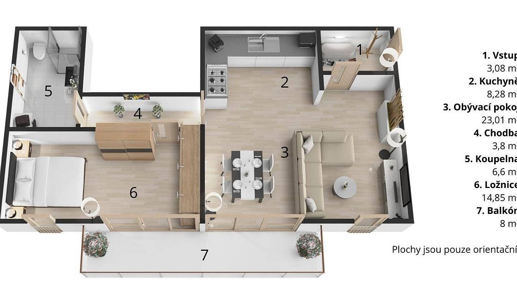 Prodej bytu 2+kk 67 m², Nové Město nad Metují – náhled fotky 15