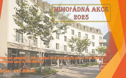 Prodej bytu 1+kk 28 m², Suchdolské náměstí, Praha 6 - Suchdol