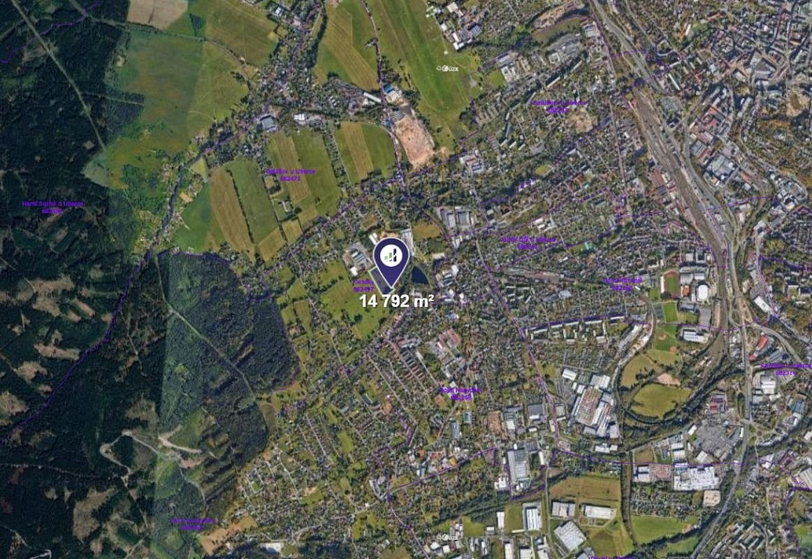 Prodej komerčního pozemku 14 792 m² – fotografie 2