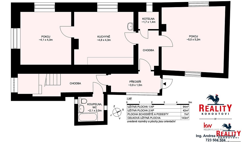 Prodej domu 143 m² s pozemkem 554 m², Roudná – náhled fotky 9