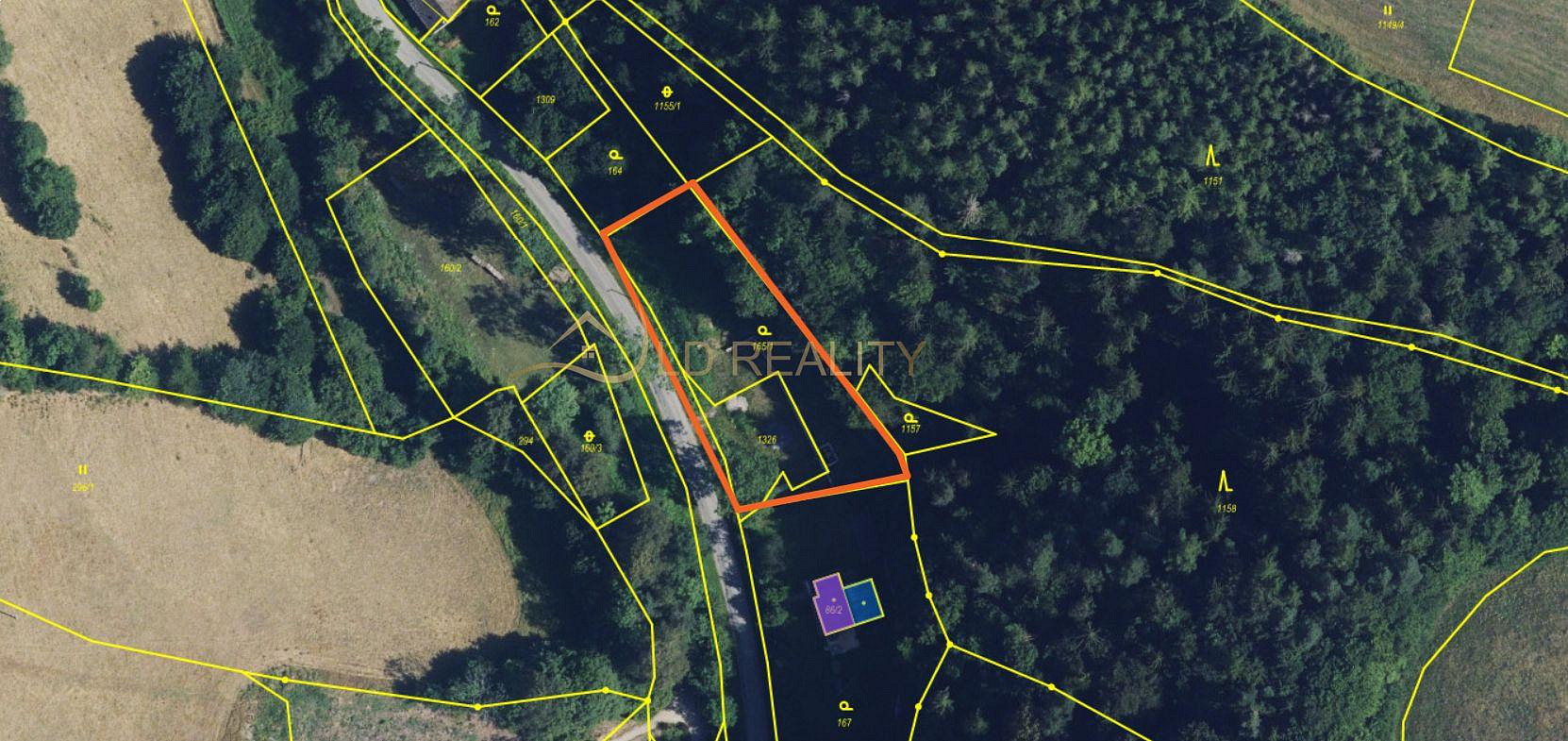 Prodej stavebního pozemku 1 969 m²