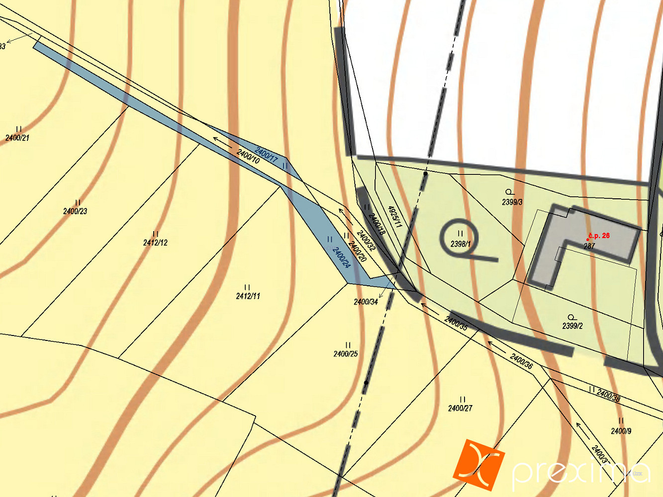 Prodej pozemku 150 m² – fotografie 3