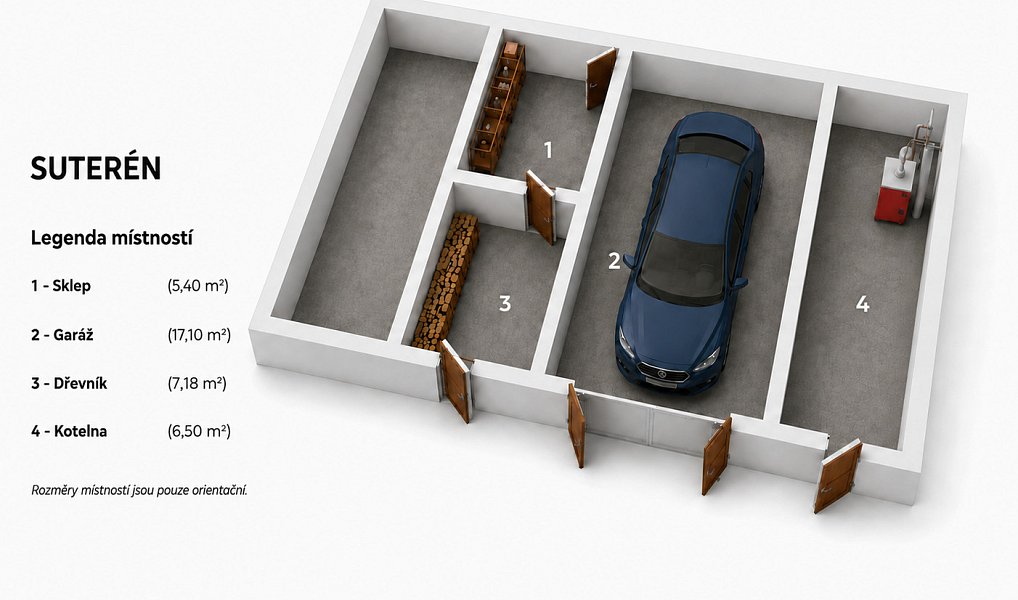 Prodej domu 84 m² s pozemkem 520 m², Ondřejov – náhled fotky 22