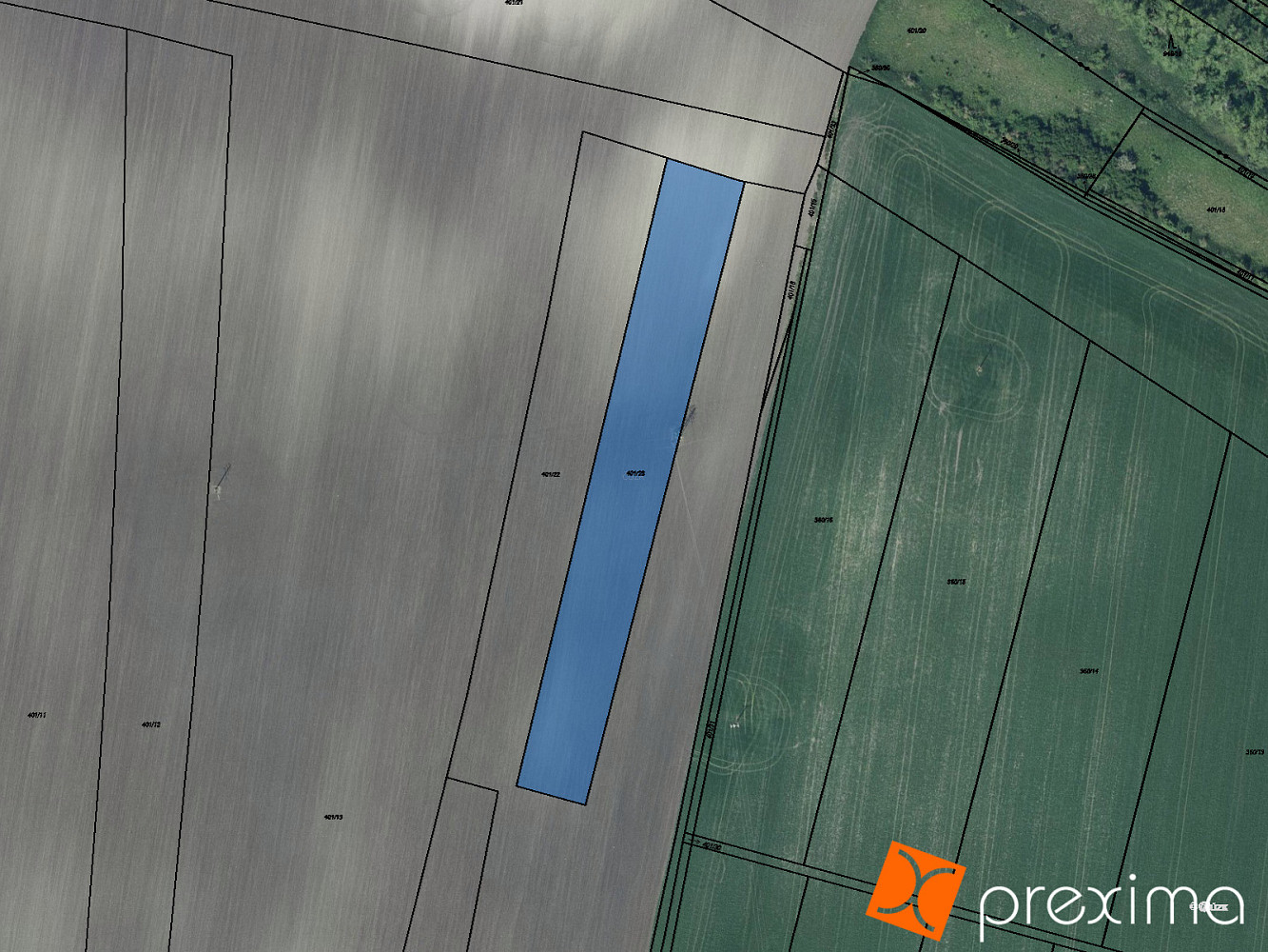 Prodej pole 827 m² – fotografie 3