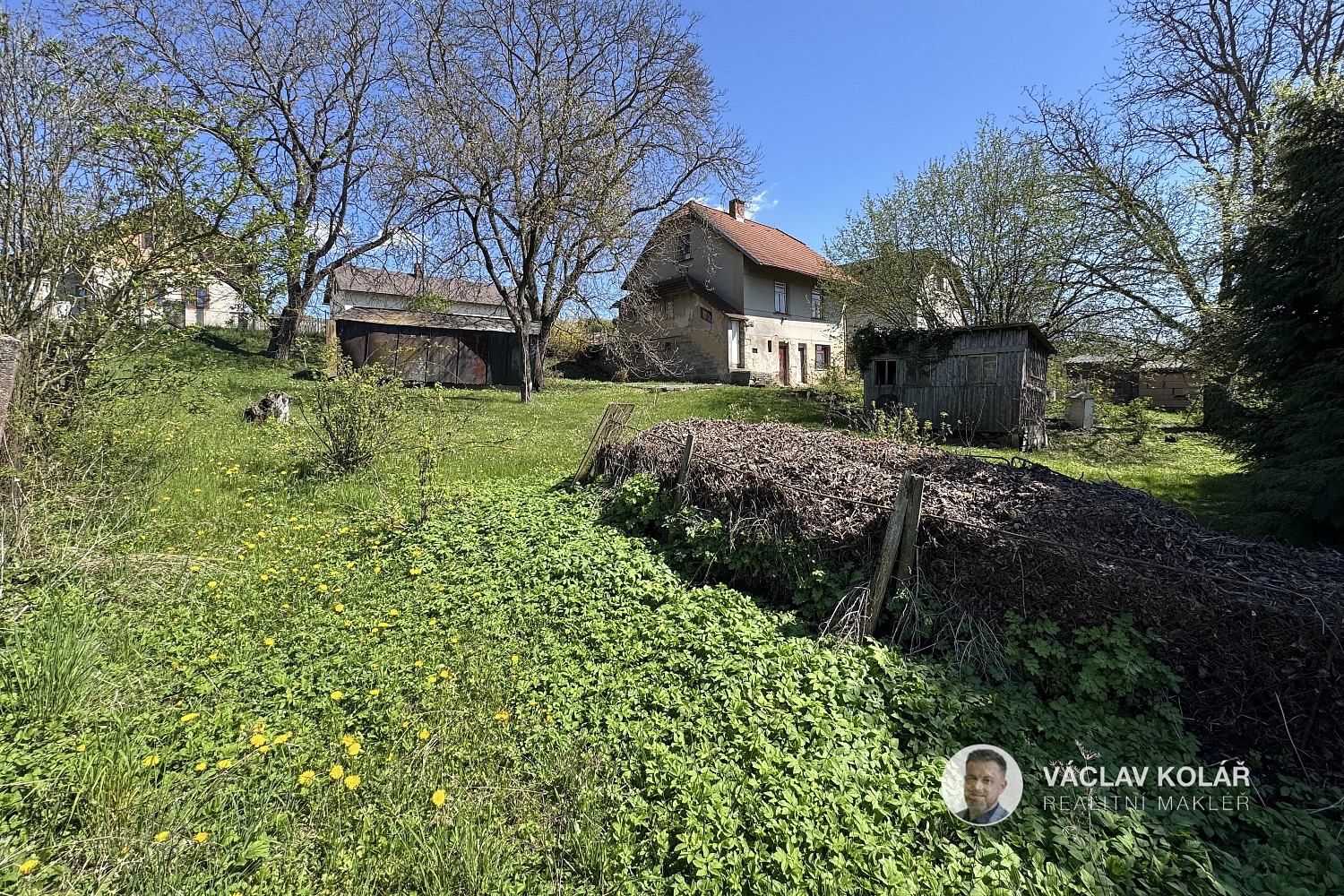 Stavební pozemek Cerekvice – pohled 4