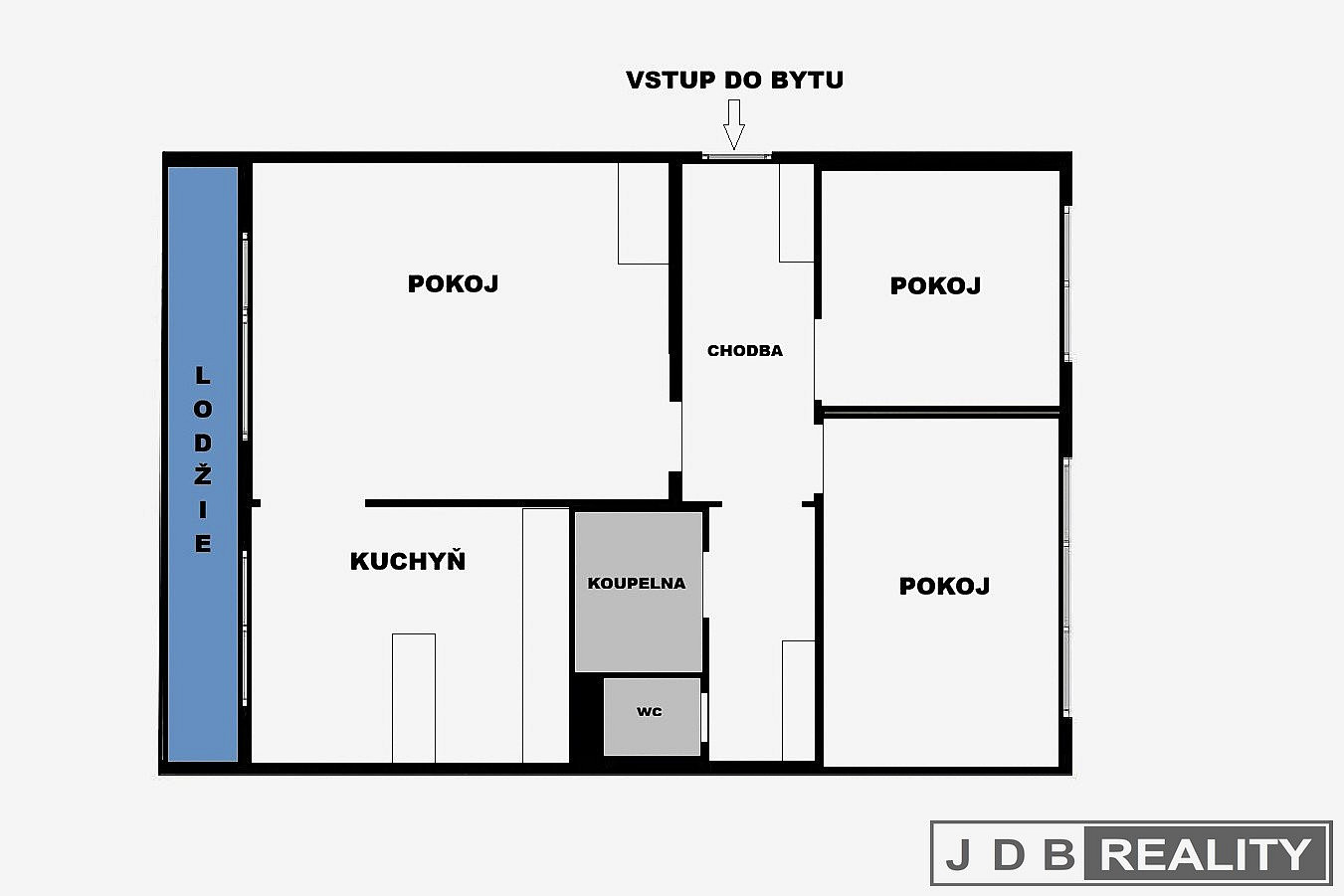 Prodej bytu 3+1 55 m² – fotografie 2