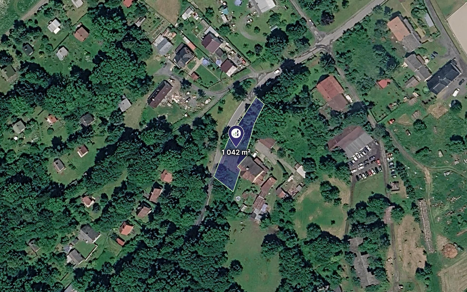 Prodej stavebního pozemku 1 042 m²