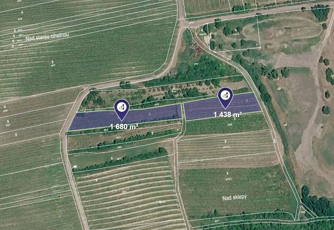 Prodej pole 3 118 m² rezervováno