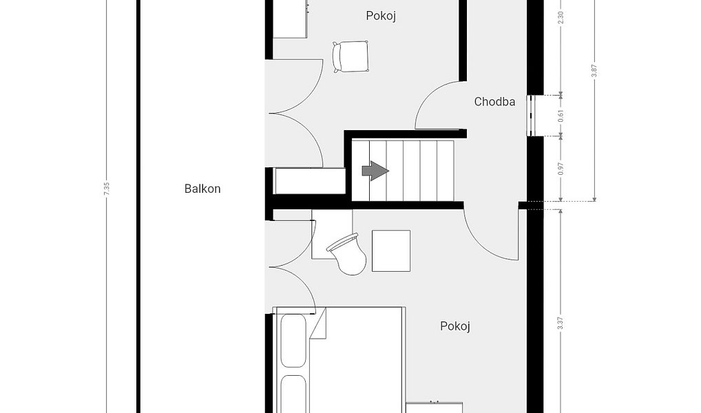Prodej domu 41 m² s pozemkem 411 m², Buchlovice – náhled fotky 20