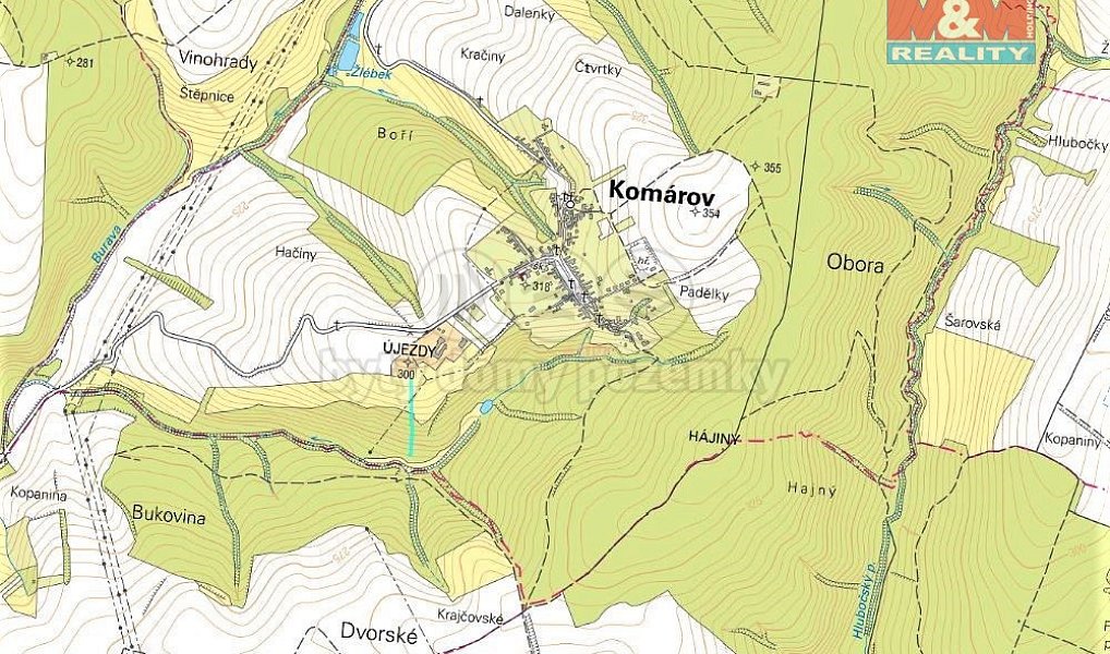 Prodej pozemku 905 m², Komárov – náhled fotky 5