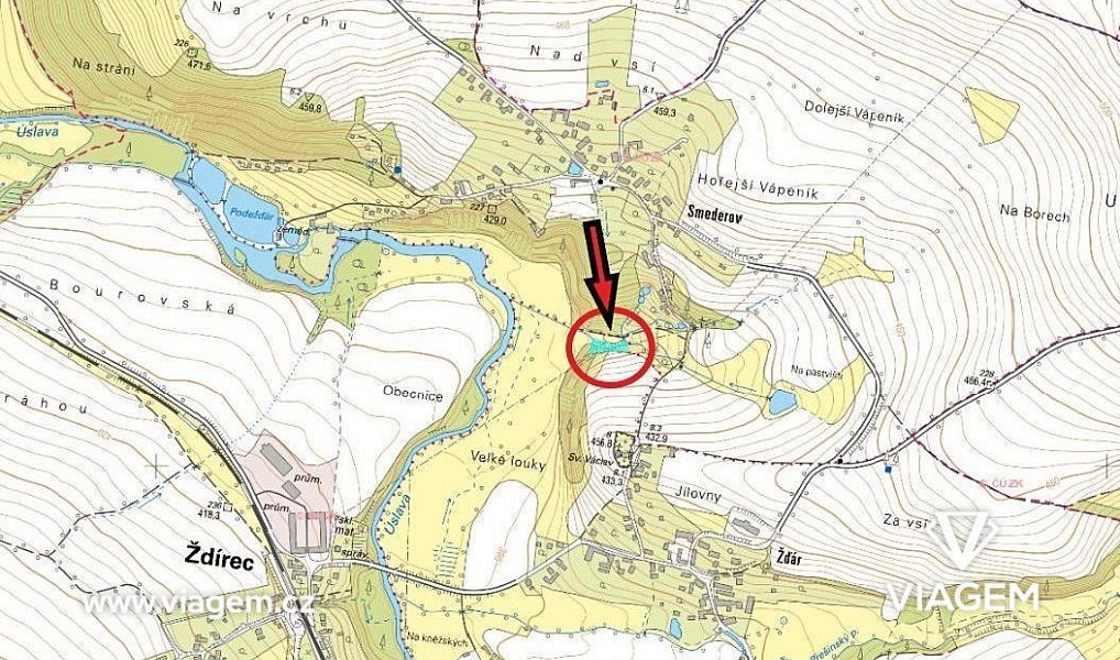 Prodej pole 1 511 m², Ždírec – náhled fotky 4