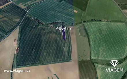 Prodej pole 972 m², Jarohněvice, okres Kroměříž