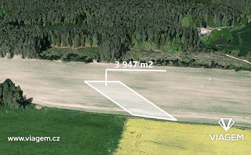 Prodej pole 1 233 m², Libež, okres Benešov