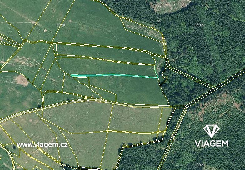 Prodej pole 737 m² - Widok 3
