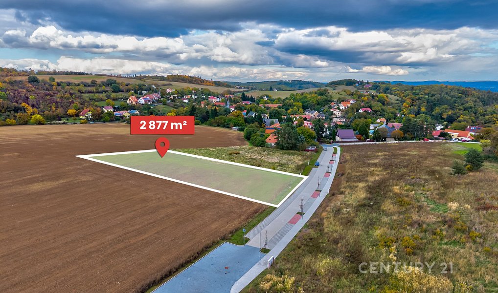 Prodej stavebního pozemku 2 877 m², Vonoklasy – náhled fotky 5