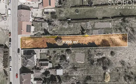 Prodej stavebního pozemku 1 399 m², Pardubická, Hradec Králové - Kukleny