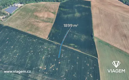 Prodej pole 949 m², Podolí, okres Brno-venkov