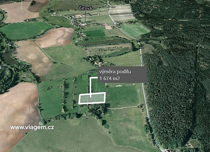 Prodej pole 1 674 m² – fotografie 2