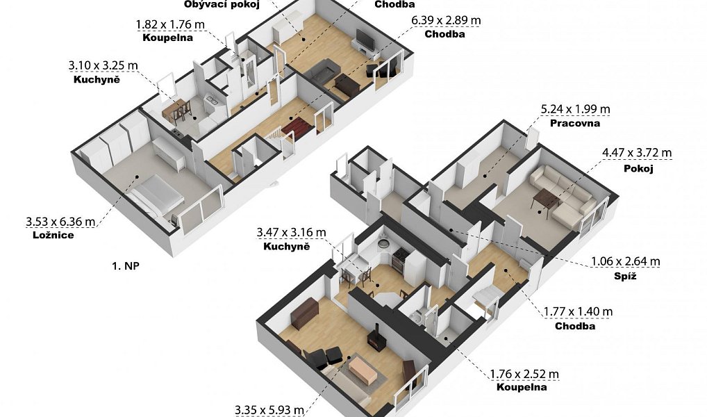 Prodej domu 194 m² s pozemkem 221 m², Jeníkov – náhled fotky 6