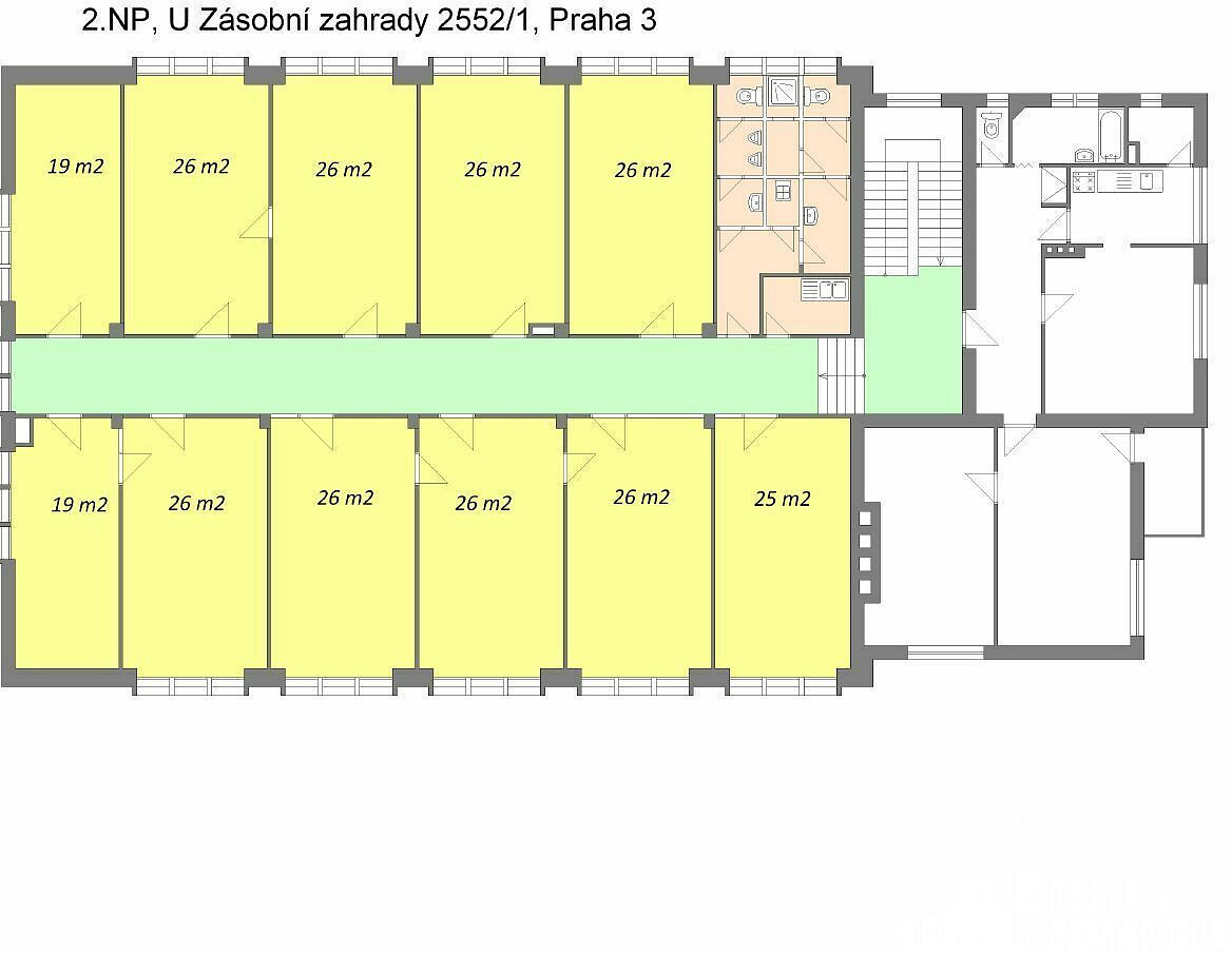 Pronájem kanceláře 347 m² – fotografie 3