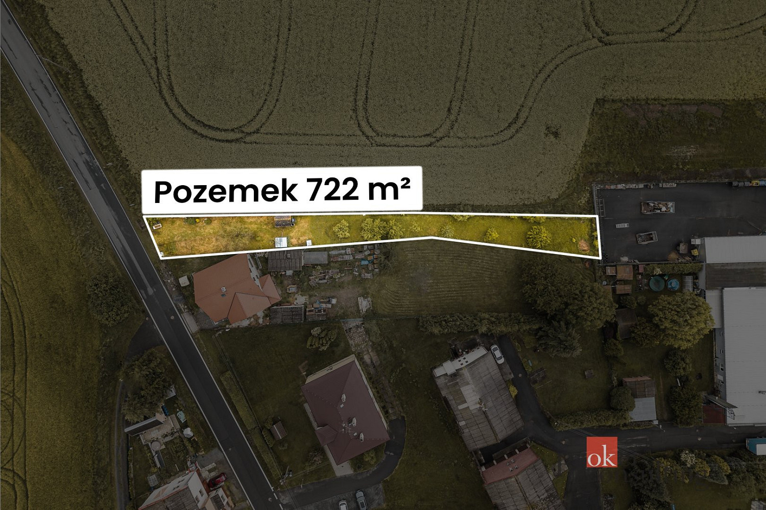 Prodej zahrady 722 m² – fotografie 2