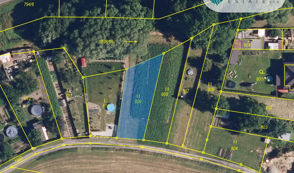 Prodej louky 513 m², Litovel – náhled fotky 5