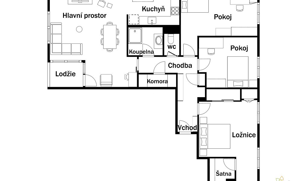 Prodej bytu 4+kk 114 m², Pardubice – náhled fotky 22