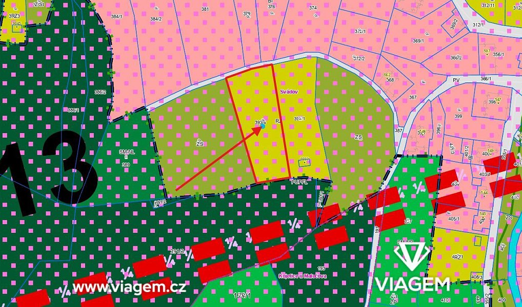 Prodej zahrady 1 107 m², Ústí nad Labem – náhled fotky 5