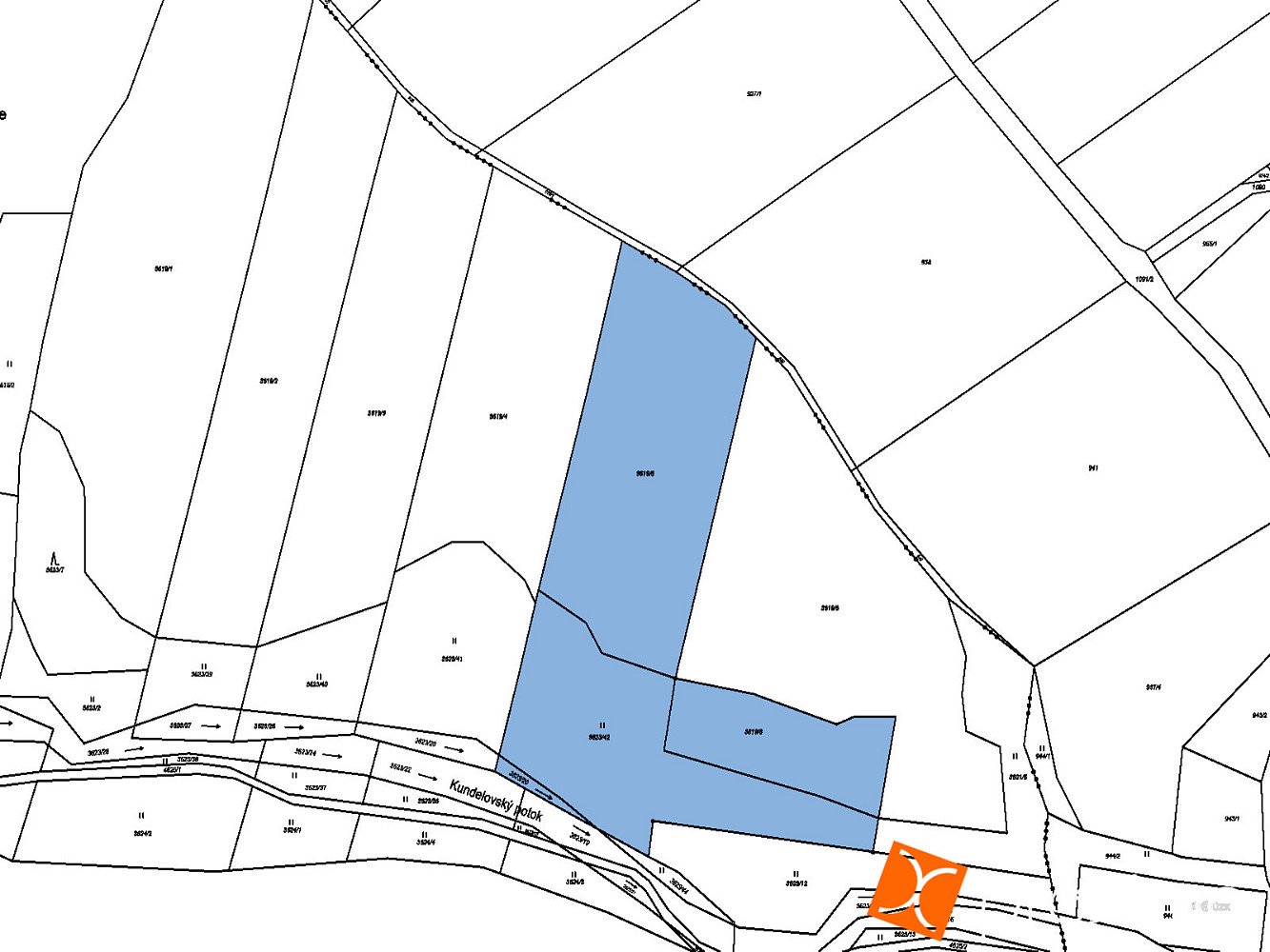 Prodej pole 1 801 m² — photo 2