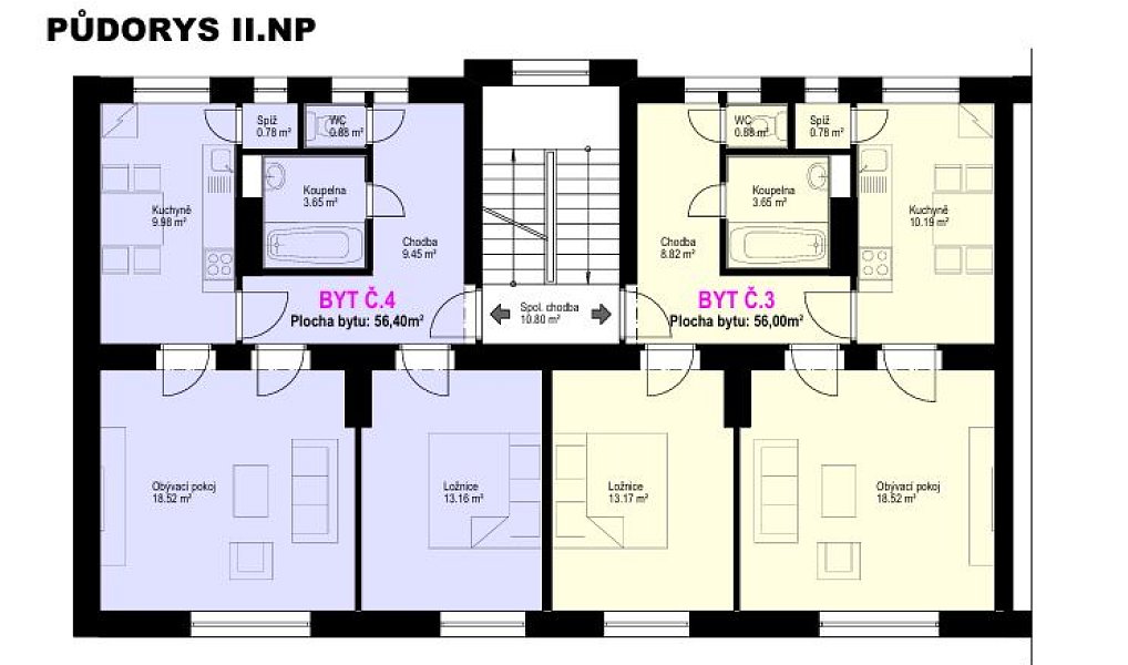 Pronájem bytu 2+1 56 m², Rokycany – náhled fotky 10