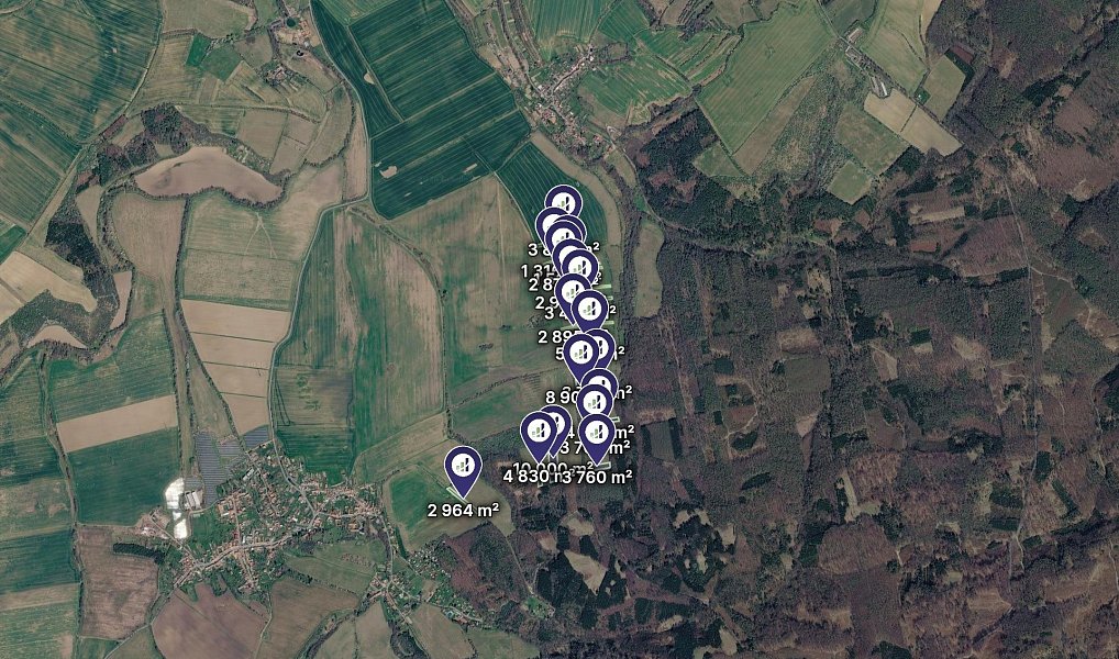 Prodej pole 66 728 m², Roštín – náhled fotky 6