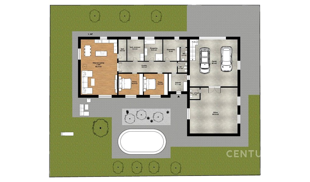 Prodej domu 417 m² s pozemkem 1 139 m², Křenice – náhled fotky 9