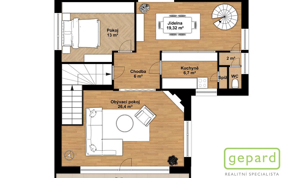 Prodej domu 204 m² s pozemkem 797 m², Sedlčany – náhled fotky 30
