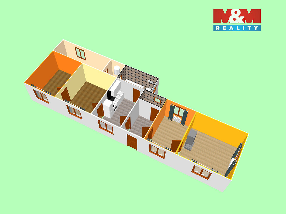 Prodej chaty/chalupy 95 m² s pozemkem 511 m² – pohled 6