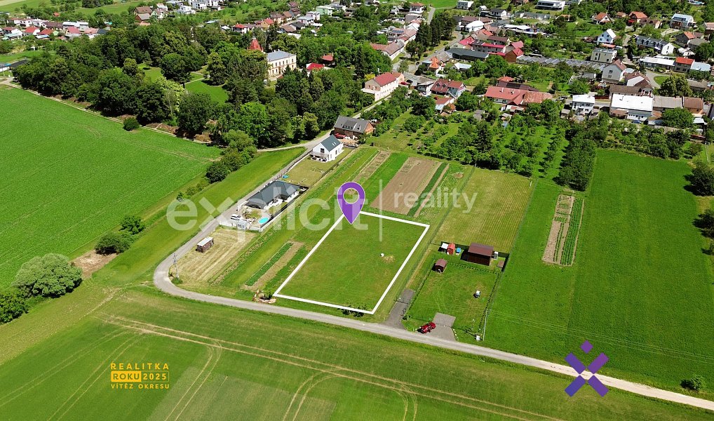 Prodej stavebního pozemku 1 912 m², Přílepy – náhled fotky 2